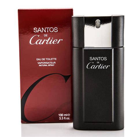 profumo vintage cartier santos 100 ml con cofanetto originale